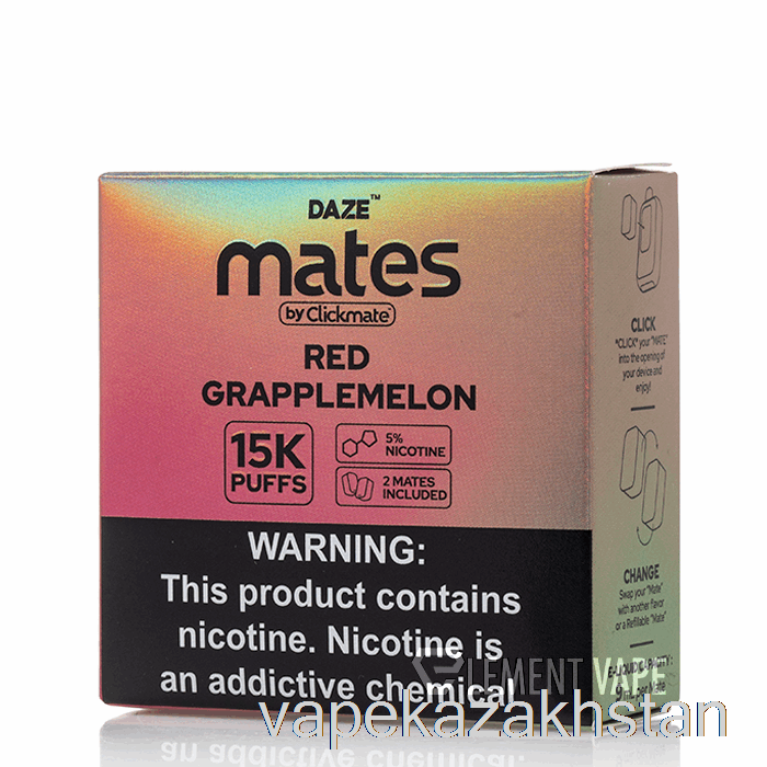 Vape Smoke 7 Daze Mate Pods Red GrappleMelon